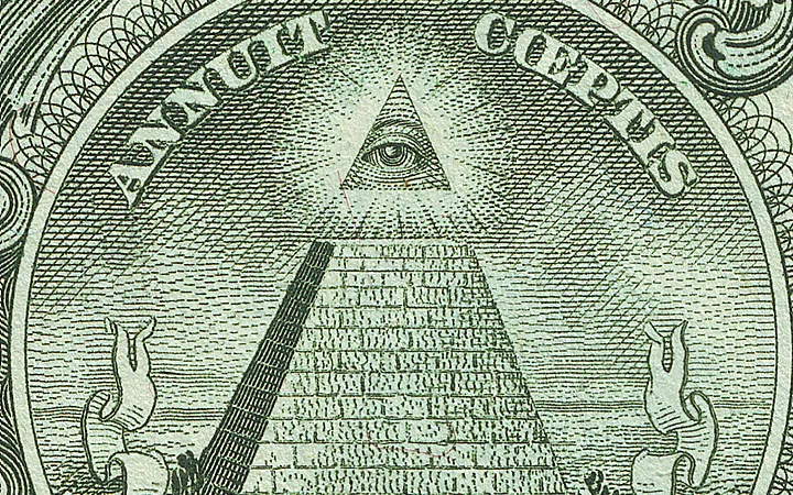 The The reverse of the Great Seal of the United States